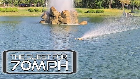 Speedrun Testing Shrimp Outrigger Rc Boat - Rocket 2968, flycolor 90, CNHL 1300 100c