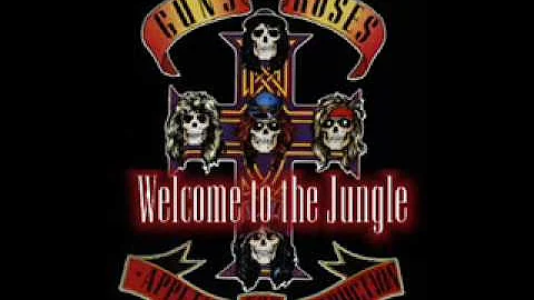Guns 'n Roses - Welcome to the Jungle (with lyrics)