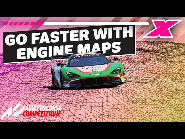 New engine brake map feature added in Assetto Corsa Competizione's v1.9  update