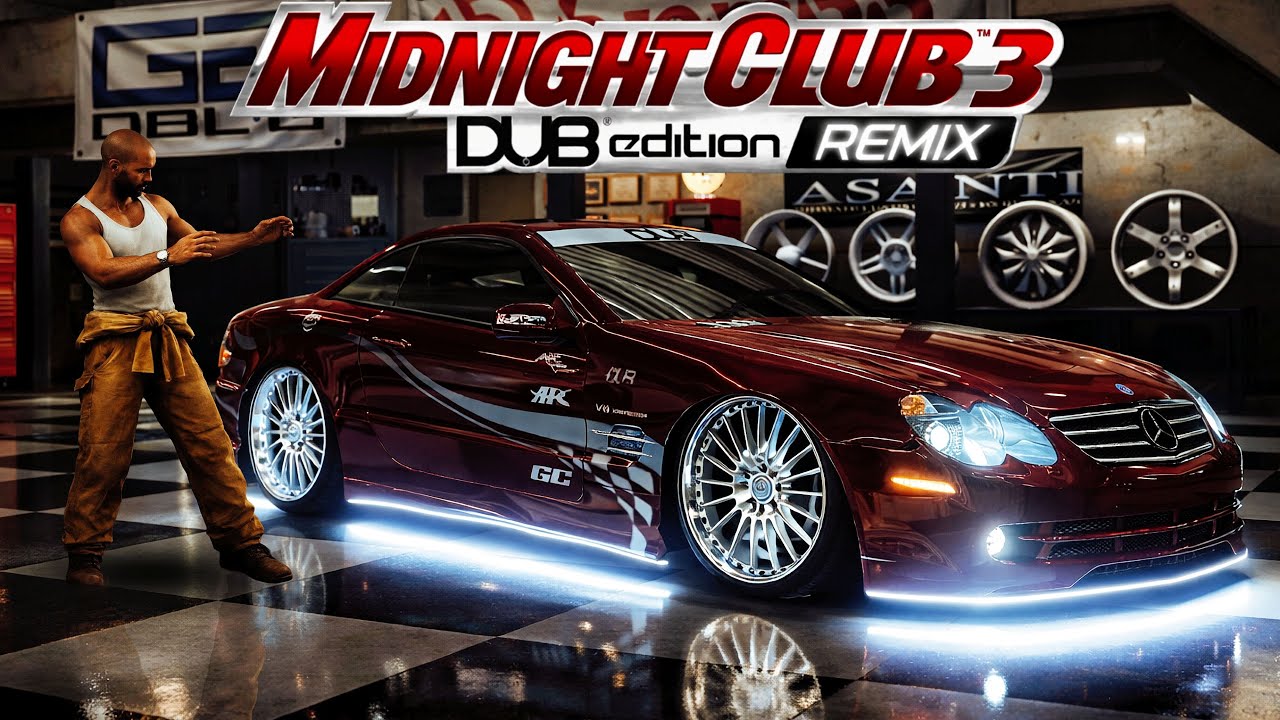 Q COISA LINDA ESSA MERCEDES-BENZ SL55 AMG - MIDNIGHT CLUB 3
