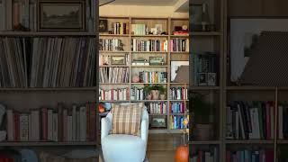 Fall shelf styling loading🍂📖 #relatable #homedecor #cozydecor #bookcase #falldecor