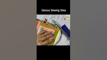 Turn fabric scraps into super beautiful items – Anyone can do it #shorts #ABCsewing