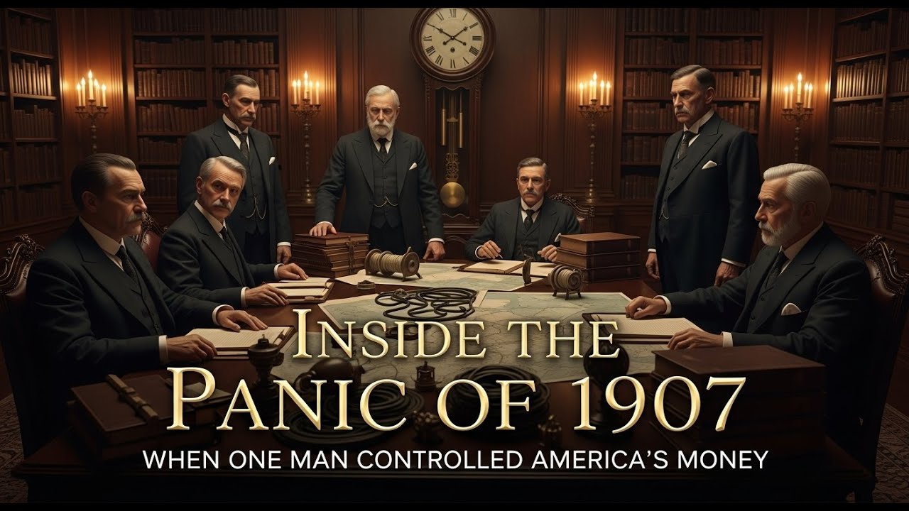 The Panic of 1907: How J.P. Morgan Saved — and Controlled — America 💰