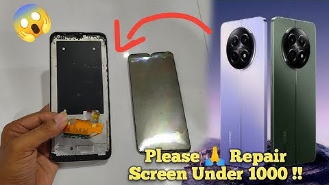 Realme 12 , 12X 5g Broken Screen Display Replacement || Realme 12 5g Disassemble || TRUE REPAIR