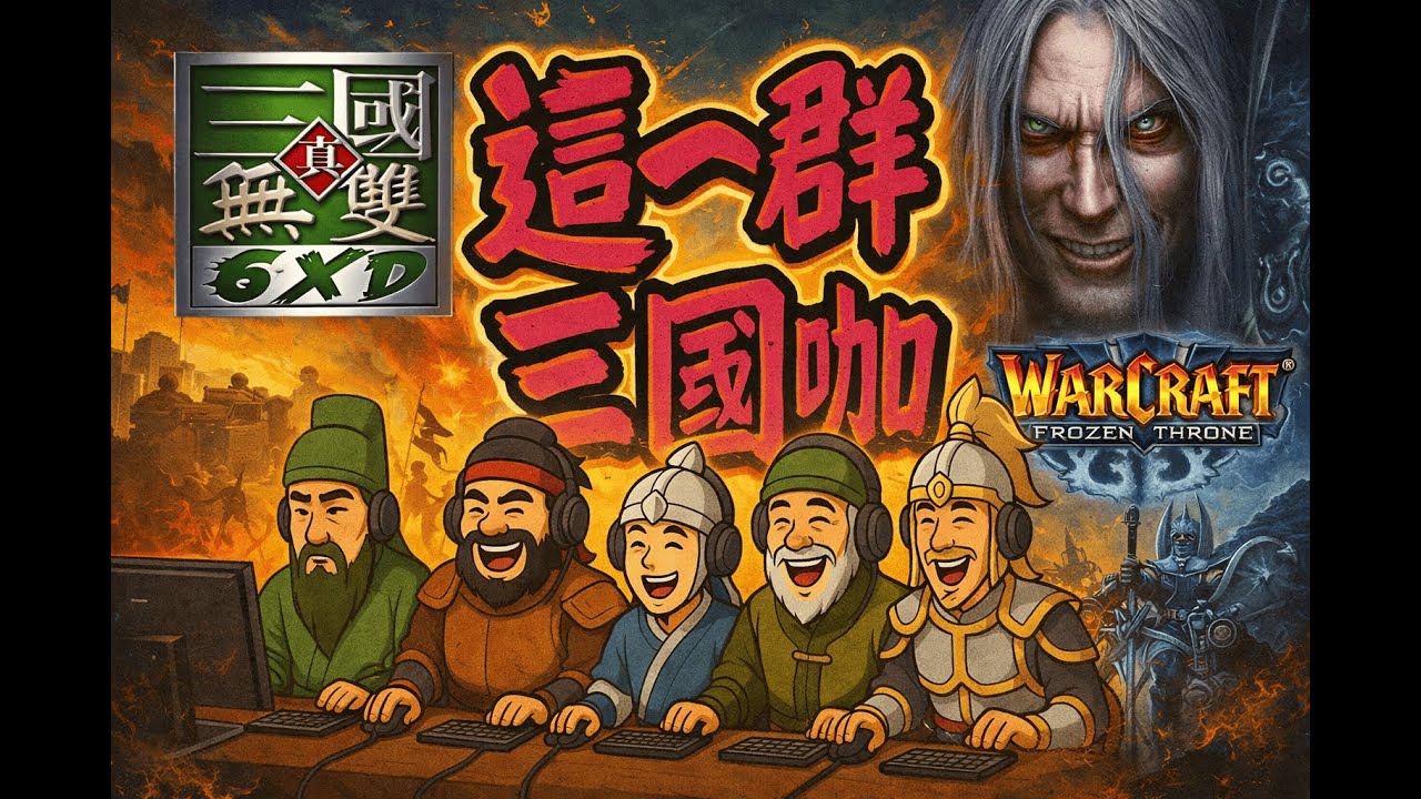 {直播LIVE}魔獸爭霸三國黃XDV6.13B－01/16 遊戲雖老,但情懷還在