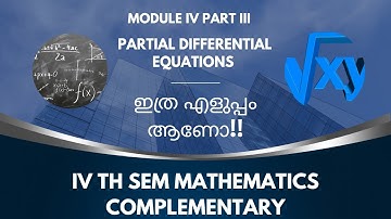 FOURTH SEM MATHEMATICS BSc COMPLEMENTARY MODULE IV PART III #calicutuniversity#4thsememster