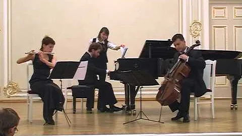 03. HAYDN - Trio for flute, cello and piano in G - I