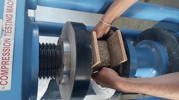 Compression Test for Fly Ash Brick
