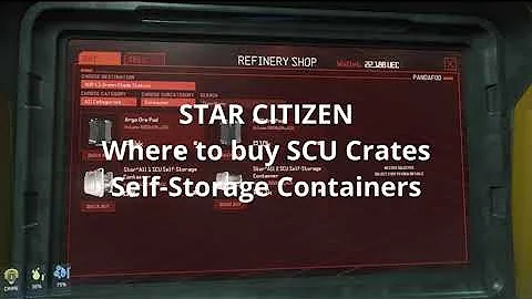 Star Citizen 3.24 Where to buy Personal Self-Storage Containers