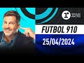 Ftbol 910 con toti pasman  en vivo  jueves 25042024