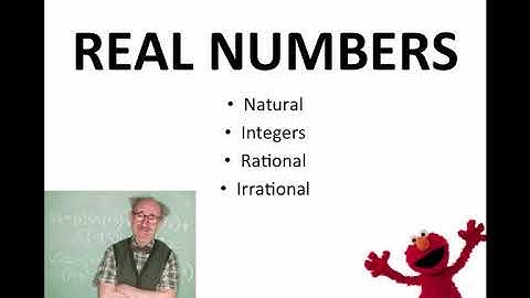 The Set of Real Numbers