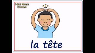 Tête, épaules , genoux et pied 🙆‍♂️ اغنية لتعليم أجزاء الجسم للأطفال باللغة الفرنسية screenshot 5