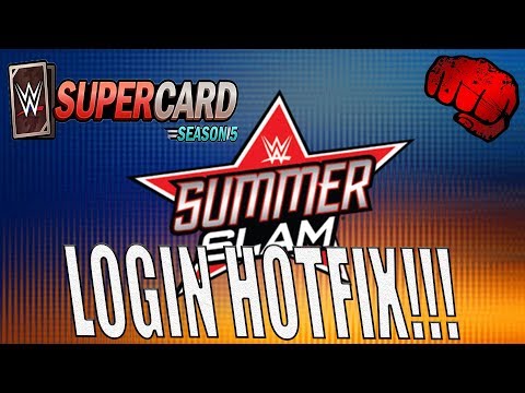 Login Probleme - Hotfix! | WWE SuperCard