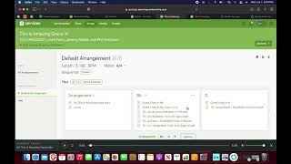 Adding and transposing m4a files in Planning Center