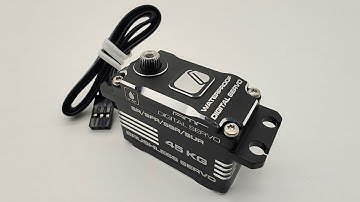 AMR Servos 45kg and 15kg Low Profile Servos speed test results.