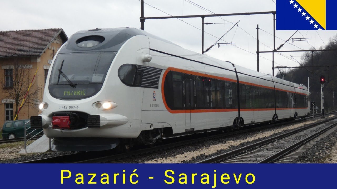 From Pazarić to Sarajevo on Bosnia´s only commuter train // Onboard Croatian made train 412 (2024)
