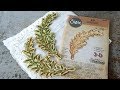 How To Create Aged Laurel Branches with Tim Holtz Laurel 3D Impresslits