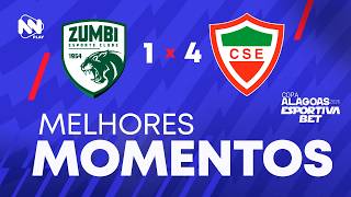 Melhores momentos COMPLETO - ZUMBI X CSE - Alagoano 2026