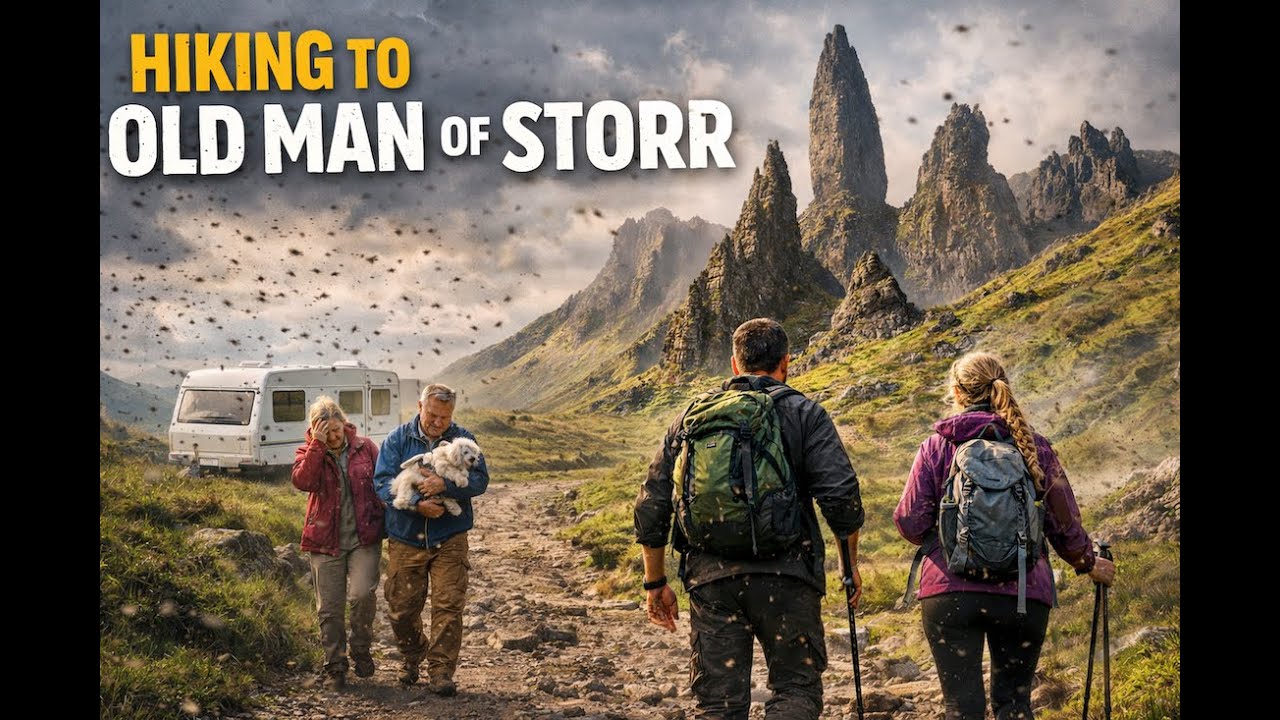 Hike to Old Man of STORR - Wild Caravanning in Scotland