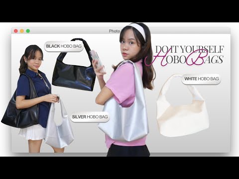 DIY HOBO BAG (Free Bag Pattern and Tutorial) ᡣ𐭩•👜ꪆৎ | Villamor Twins