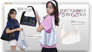 DIY HOBO BAG (Free Bag Pattern and Tutorial) ᡣ𐭩•👜ꪆৎ | Villamor Twins