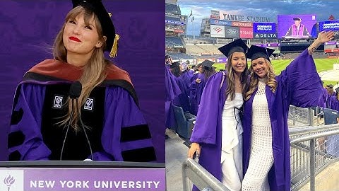 NYU Graduation Ceremony | Taylor Swift Commencement Speech VLOG