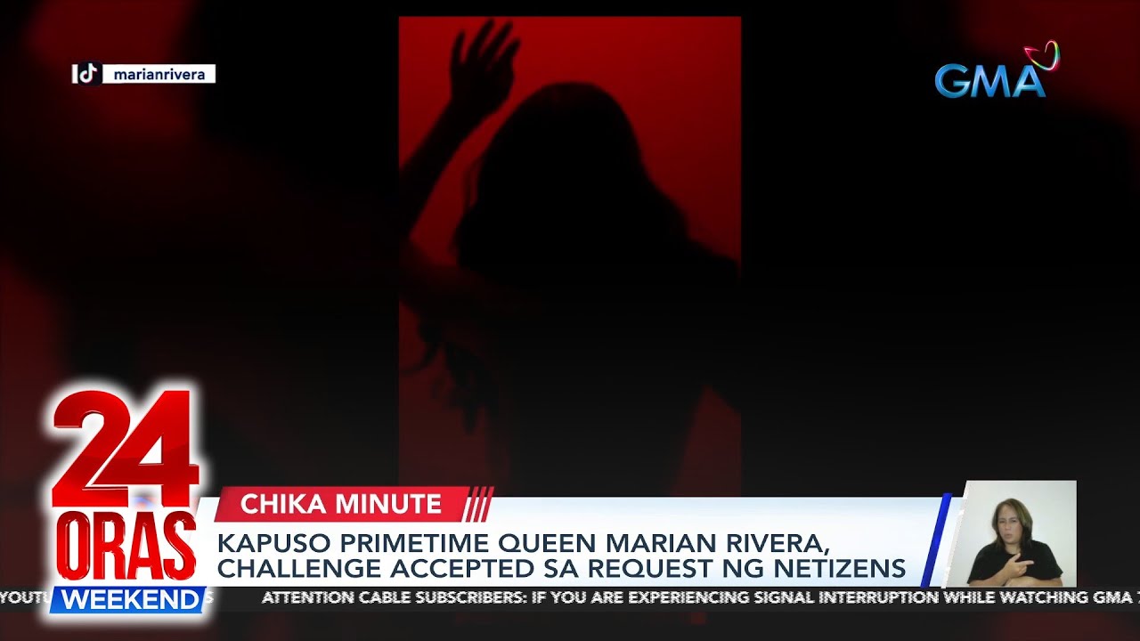 Kapuso Primetime Queen Marian Rivera challenge accepted sa request ng netizens  24 Oras Weekend