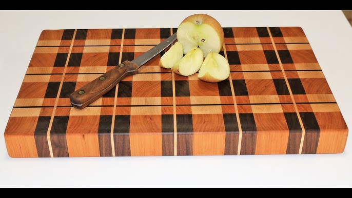 Chaotic Pattern End-Grain Cutting Board - 20''L x 12''W – Alex's