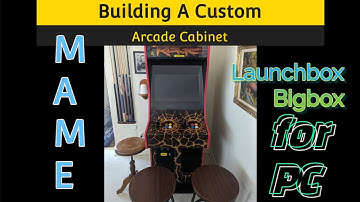 Custom mame arcade cabinet full build with Bigbox from Launchbox