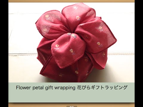 easy cute gift wrap with fabric おしゃれな箱ギフトラッピングアイデア