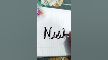 #Magic calligraphy pen ✨ #subscribe and comment for your #art name