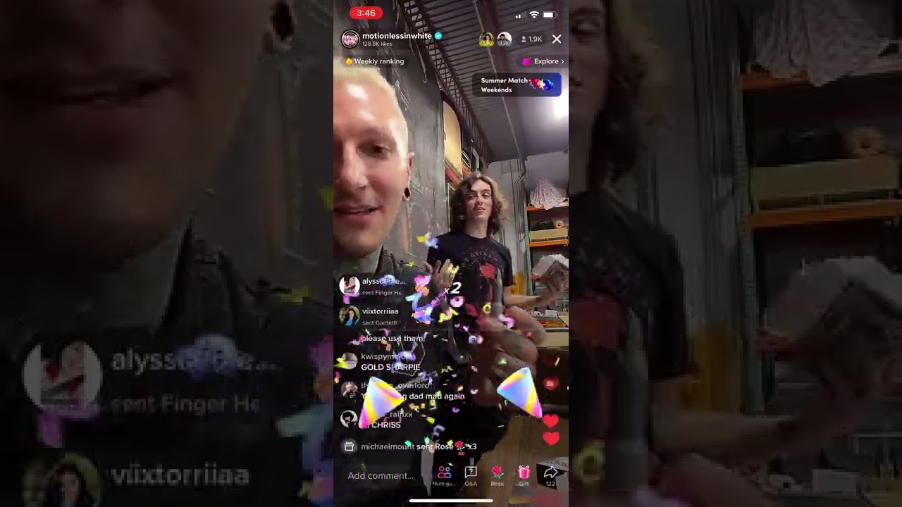 Motionless In White - TikTok Live May 22, 2022