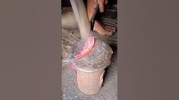 Handle Sickle Making 🔥🛠️#sickle #blacksmith #handmade  #Craftsmanship