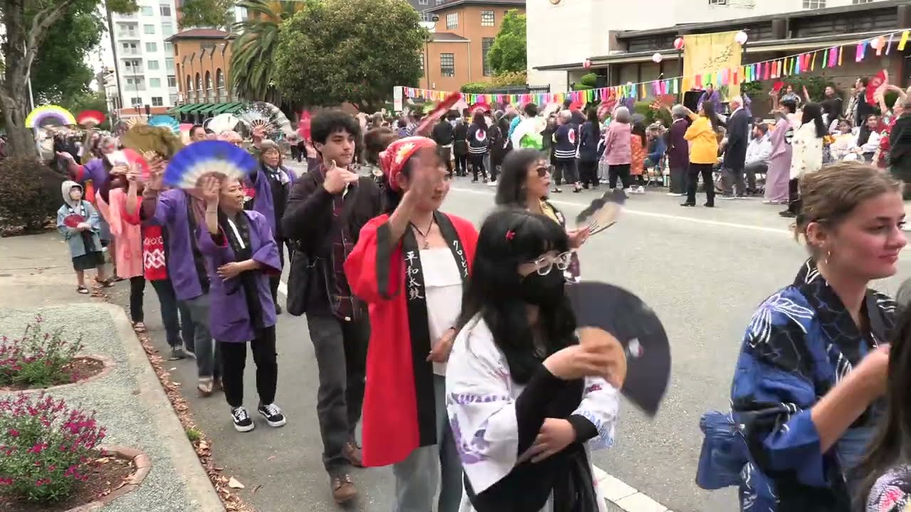 👘 Berkeley Buddhist Temple & Berkeley Higashi Honganji Obon Odori 2025 Berkeley California 🪭