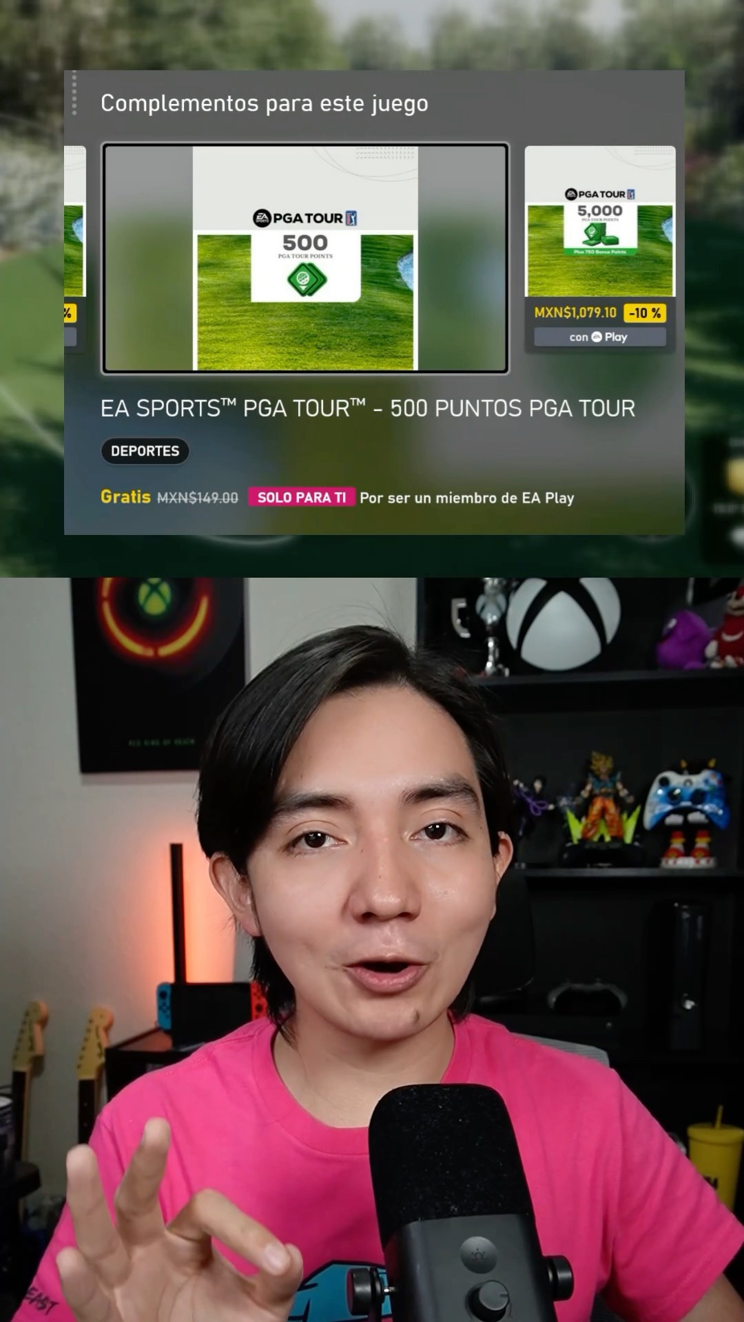 EA Sports PGA TOUR - 500 Puntos Gratis ?? #shorts