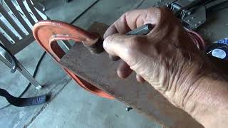 Repairing broken trailer axle part 3