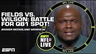 Steelers DO NOT NEED a two quarterback system! - Booger McFarland on Fields vs. Wilson | NFL Live