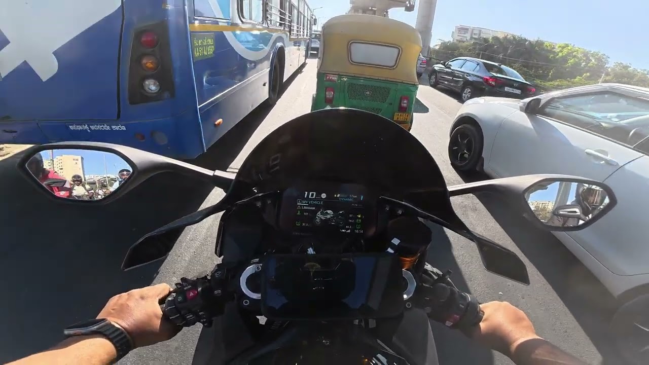 13Feb2026 - BMW S1K Bangalore Biker - Daily Ride - Office To HSR