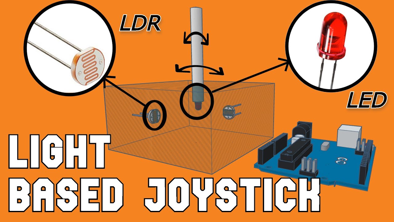 DIY Joystick Analog Joystick That Works With Light Made With