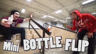 EPIC MINI BOTTLE FLIP CHALLENGE!