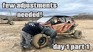 Day 1 Part 1 of Testing Our New Polaris Pro Xp 4 seater at Rush Offroad Park