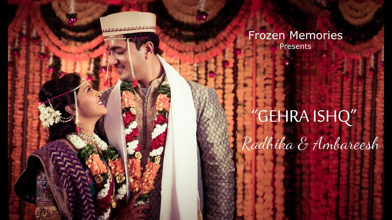 GEHRA ISHQ | Frozen Memories | wedding Trailer, MCA Club, Bandra East,  Mumbai - YouTube