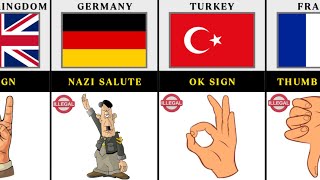 Gestures That Are Illegal Or Offensive In These Countries