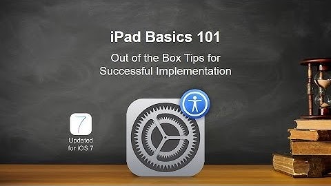 ipad basics ios7 update