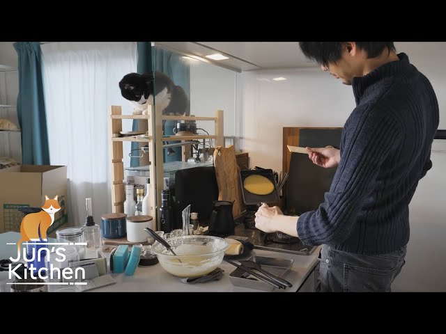 Packing up my kitchen & Rolled Tree Pancake (Baumkuchen) | JunsKitchen