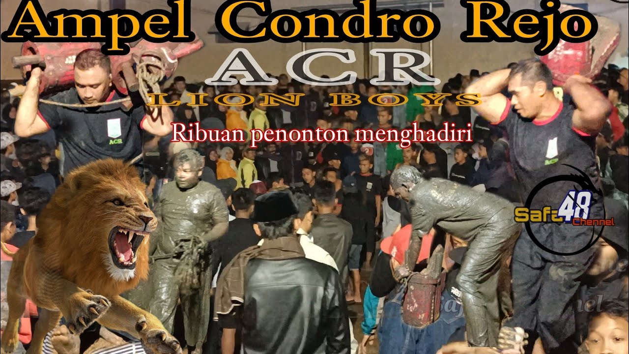 Detik Detik penonton di kejutkan oleh cak Suhar #ACR LION BOYS AMPEL CONDRO REJO #ALASKULAK