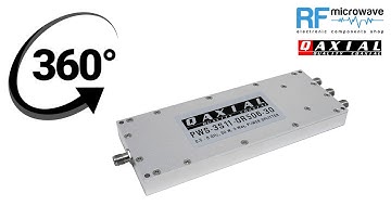 6 GHz, 30W, 3-WAY POWER SPLITTER