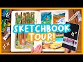 Sketchbook tour a4 royal talens sketchbook  comparing old art 