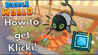 How to get Klicki + New Data Chip Locations | Roblox Doodle World