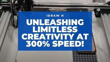 FHD iDraw H Version Writing Demo Video, 300% Faster than Axidraw SE